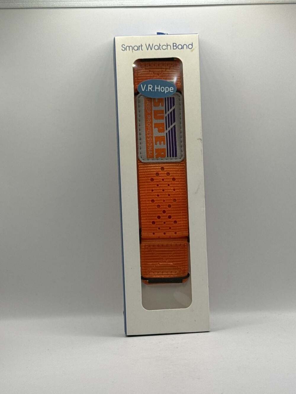 V.R.Hope Smart Watch Band Orange Nylon